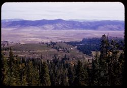 EK C1 View east from Yuba Pass. Sierra county, California.