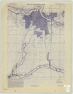 Map of flood-prone areas, Anderson South quadrangle, Indiana-Madison Co. : 7.5 minute series (topographic)