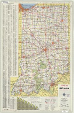 1972-73 Indiana state highway system