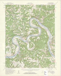 Alton quadrangle, Indiana--Kentucky : 15 minute series (topographic) [Vegetation version]