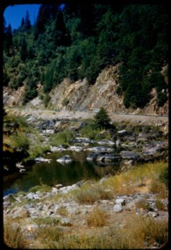 Indian Creek canyon near junction of Calif 89 and US Alt. 40 - Plumas county.