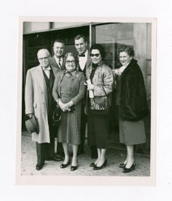 Roy and Margaret Howard with group