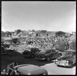 Lobster blocks and net reels, Gloucester