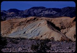 High colors in narrow valley on east side of Black Mtns. Death Valley