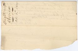Receipt for building construction for King and Wright in the amount of $993.50, 5 October 1838