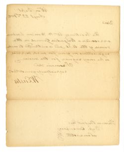 1812, Aug. 22 - Eustis, William, 1753-1825, secretary of war. War Department. To Thomas Buford, Dep. Commissary, Lancaster, Kentucky. Informs his correspondent that William Henry Harrison has been appointed a brigadier general.