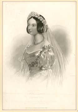 The Queen in her Bridal Dress