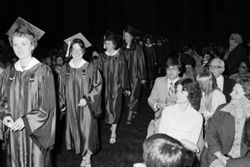 IU South Bend graduates at Commencement, 1980
