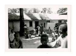 Blurry image of children in South Africa