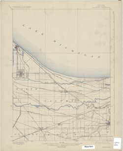 Indiana (Lake County) Toleston quadrangle [sic] [1925 reprint]