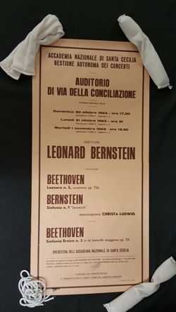 Accademia Nazionale di Santa Cecilia Poster - Bernstein/Beethoven