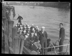 Sailors in launch