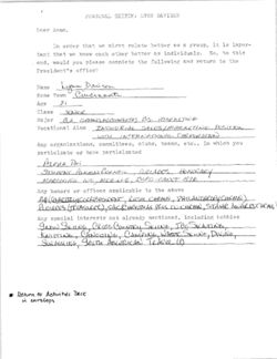 Aeons, Board of: Members survey 24 Aug 1978