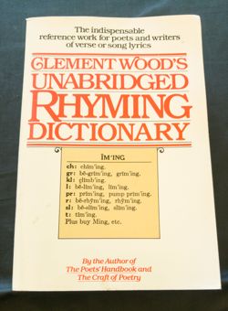 Clement Wood's Unabridged Rhyming Dictionary  Prentice Hall Press: New York,