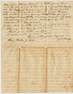 Correspondence, 1862