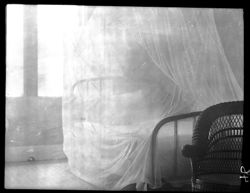 Room with mosquito netting, Casa Granda