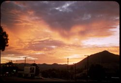 Sunset sky from San Luis Obispo