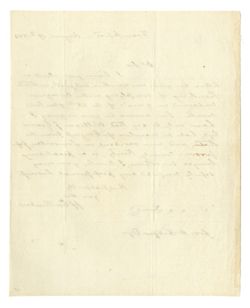 1843, Aug. 19 - Crittenden, John Jordan, 1787-1863, U.S. senator. Frankfort, [Kentucky]. To Joseph H. Hedges. Confident William J. Graves can be entrusted with professional business.