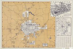 Map of Bloomington, Indiana