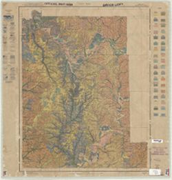 Soil map, Indiana, Monroe County sheet