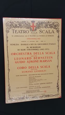 Teatro alla Scala Poster - Stravinsky with Ajmone-Marsan 1