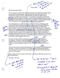 Draft letter from Tom and Lee to Representative Smith, April 30, 2004