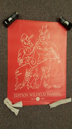 Picasso Wilhelm Hansen Poster