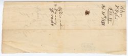 Receipt written by Andrew Wylie authorizing payment to W.S. Wright in the amount of $58.59, 30 October 1838