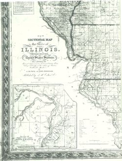 New Sectional Map of Illinois