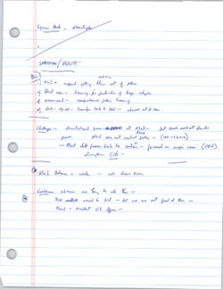 Interview Notes, 2006 May-Aug