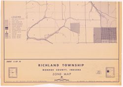 Richland Township, Monroe County, Indiana, zone map