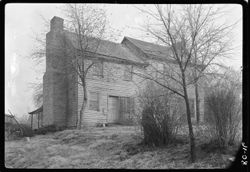 Old Westfall house, Corydon, near covered stump of Constitution Elm, Corydon