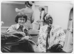 Clarence Muse with Phyllis Klotman