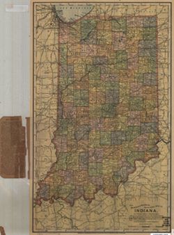Matthews-Northrup up-to-date map of Indiana