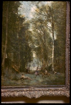 Souvenir de Marly le Roi. (c, 1872), Corot - La Bacchanale a la Source