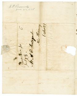 Bennett, W[illia]m P[enn], New Orleans. To Achilles Emery Fretageot, New Harmony, Indiana., 1835 Jun. 23