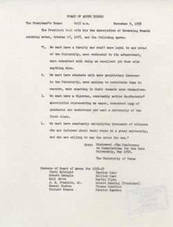 "Board of Aeons Dinner." -President's House 1958, November 9