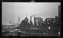 Night street scene, from 8th floor of K.P. Bldg., Jan. 17, 1911, 5:30 p.m.