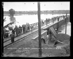 High water scene near Morgantown, 1911 (Granville Davis neg.)