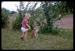 Warren & monkey