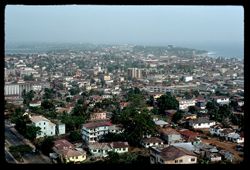 Ducor Hotel view of Monrovia