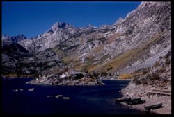 Sabrina Lake in the High Sierra Nevada elev. 9170 ft. - Inyo county S.W. of Bishop, California.