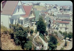 Houses along steep 22nd St. below Collingwood