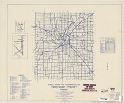 General highway and transportation map of Tippecanoe County, Indiana