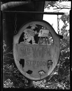 Sign at Vawter studio