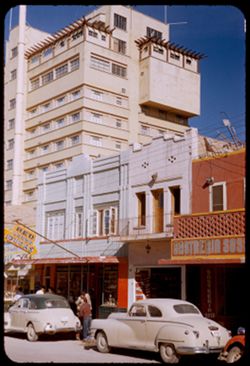 Back of Hotel Fray Marcos de Niza from Avenida Alvaro Obregon - Nogales - Sonora. Nogales, Son.
