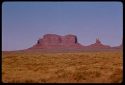 Monument Valley. Brigham's Tomb and King-on-a-Throne.