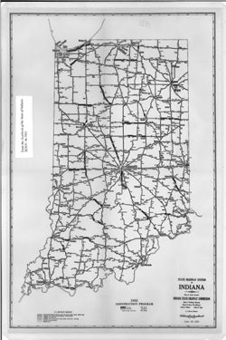 State highway system of Indiana : [1931 construction program]
