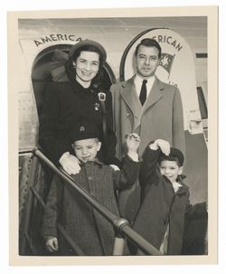 Coughlan family boarding flight to Kokomo