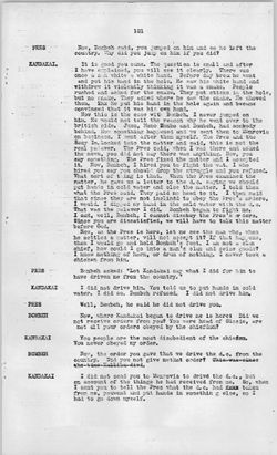 Kolahun Conference Report Part I, 8-23 January 1937